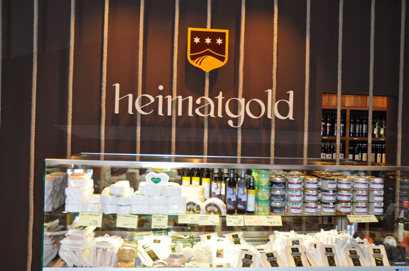 Regionale Produke im "Heimatgold" Shop