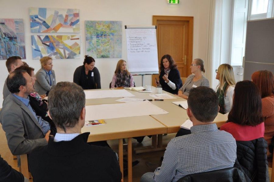 Eindrücke zum 1. Stakeholder-Dialog im Schloss St.Martin in Graz-Straßgang