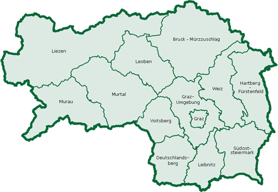 Steiermark - Regionen